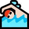 Person Swimming: Light Skin Tone Emoji 🏊🏻 image - Microsoft Windows 10 Segoe UI Emoji style