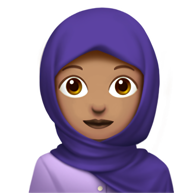 Woman With Headscarf: Medium Skin Tone