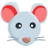 Эмодзи Мордочка мыши 🐭 image - Facebook Messenger (2016) style