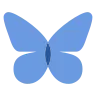 나비 Emoji 🦋 image - Tossface style