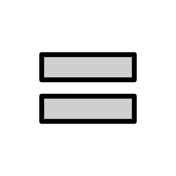 Heavy Equals Sign