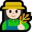 Woman Farmer: Light Skin Tone