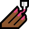Nail Polish: Medium-Dark Skin Tone Emoji 💅🏾 image - Microsoft Windows 10 Segoe UI Emoji style