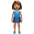 Woman Standing: Medium Skin Tone