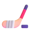 アイスホッケーのスティックとパック Emoji 🏒 image - Microsoft 3D Fluent style