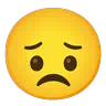 Эмодзи Разочарованное лицо 😞 image - Google Noto Color Animated style