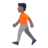 Person Walking: Medium-Dark Skin Tone