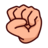 Raised Fist: Medium-Light Skin Tone