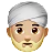 Man Wearing Turban: Medium-Light Skin Tone
