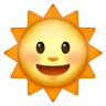 Emoji Soare cu fața 🌞 image - Samsung style