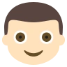 Boy: Light Skin Tone Emoji 👦🏻 image - EmojiTwo style