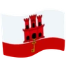 Flag: Gibraltar Emoji 🇬🇮 image - Facebook Messenger (2016) style