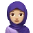 Woman With Headscarf: Medium-Light Skin Tone