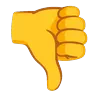 Thumbs Down Emoji 👎 image - Google Noto Color Animated style
