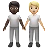 People Holding Hands: Dark Skin Tone, Medium-Light Skin Tone
