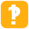 Ornamento de Interrobang de Sans-Serif 🙺 image - Emojidex style