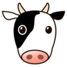 Эмодзи Морда коровы 🐮 image - Emojidex style