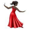 Woman Dancing: Dark Skin Tone Emoji 💃🏿 image - Huawei Harmony OS style
