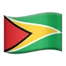 Flag: Guyana Emoji 🇬🇾 image - Apple style