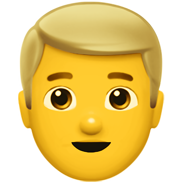 Man: Blond Hair