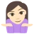 Person Shrugging: Light Skin Tone