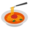Эмодзи Спагетти 🍝 image - Tossface style