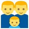 Family: Man, Man, Boy Emoji 👨‍👨‍👦 image - EmojiTwo style