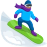 Snowboarder: Medium Skin Tone Emoji 🏂🏽 image - Facebook Messenger (2016) style
