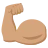 Flexed Biceps: Medium Skin Tone