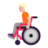 Person In Manual Wheelchair: Medium-Light Skin Tone