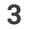 Digit Three 3 image - Samsung style