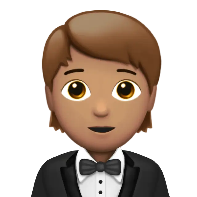 Person In Tuxedo: Medium Skin Tone