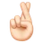 Crossed Fingers: Light Skin Tone