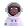 Man Astronaut: Medium-Dark Skin Tone Emoji 👨🏾‍🚀 image - Microsoft 3D Fluent style