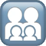 Family: Man, Man, Boy, Boy Emoji 👨‍👨‍👦‍👦 image - Apple style