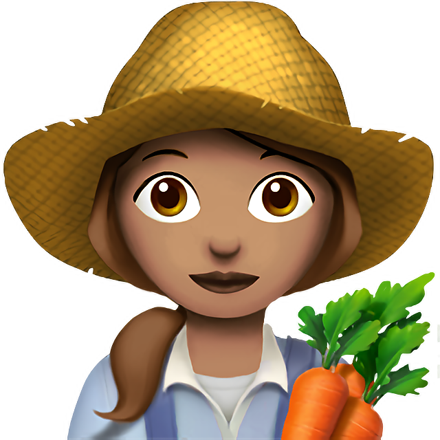 Woman Farmer: Medium Skin Tone