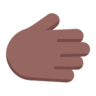 Rightwards Hand: Medium-Dark Skin Tone Emoji 🫱🏾 image - Microsoft Classic 2D style