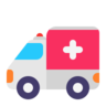 Ambulance Emoji 🚑 image - Microsoft Classic 2D style