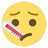 Visage avec thermomètre Emoji 🤒 image - EmojiTwo style