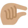 Pinching Hand: Medium Skin Tone Emoji 🤏🏽 image - Twitter / X (Twemoji) style