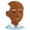 Old Man: Medium-Dark Skin Tone Emoji 👴🏾 image - Facebook Messenger (2016) style