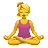 Woman In Lotus Position