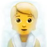 Person In Steamy Room Emoji 🧖 image - Apple style