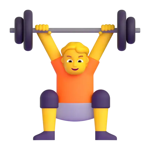 Person Lifting Weights