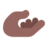 Palm Up Hand: Medium-Dark Skin Tone