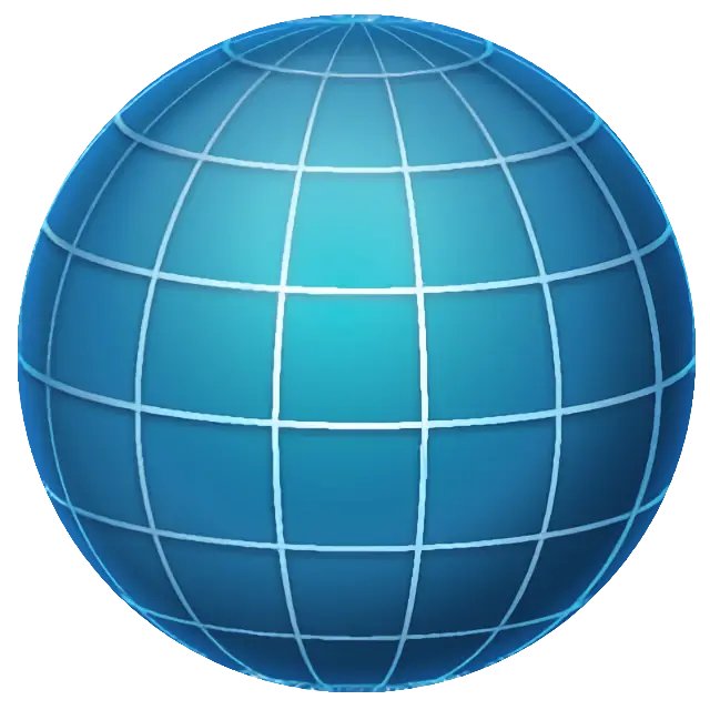 Globe With Meridians