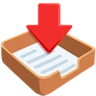 Gelen Kutusu Tepsisi Emoji 📥 image - Facebook Messenger (2016) style