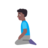 Man Kneeling: Medium-Dark Skin Tone