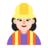 Woman Construction Worker: Light Skin Tone