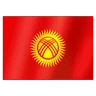 Flag: Kyrgyzstan Emoji 🇰🇬 image - Huawei Harmony OS style